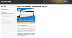Desktop Screenshot of invista.com.br