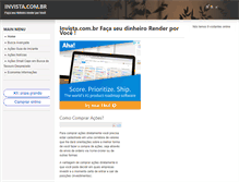 Tablet Screenshot of invista.com.br
